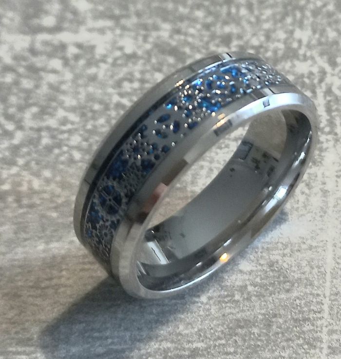 Bague homme engrenages - photo numéro 2