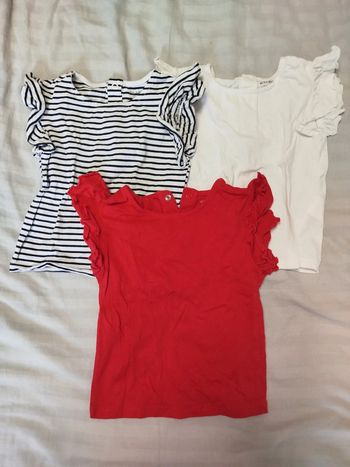 3 tee shorts 18 mois