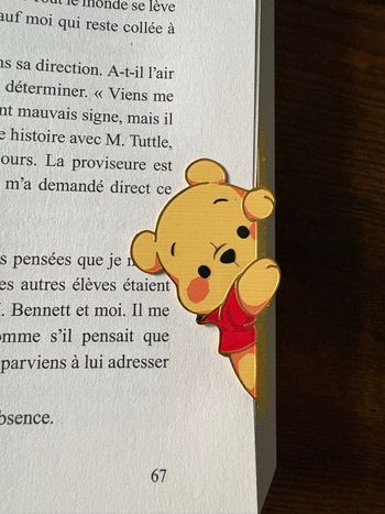 Marque-page Winnie l’ourson
