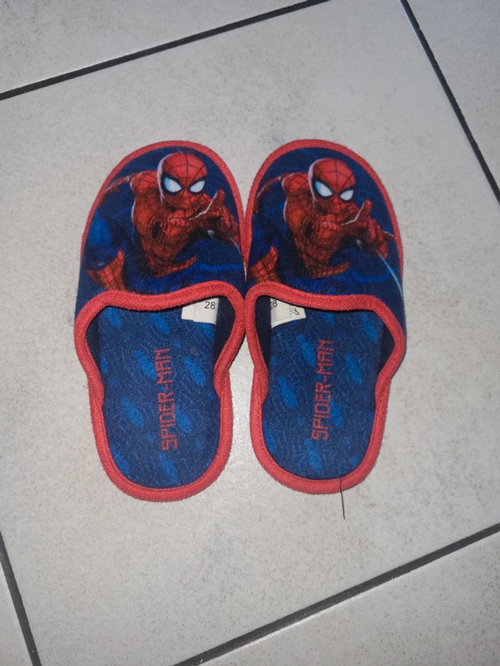 Pantoufles spiderman