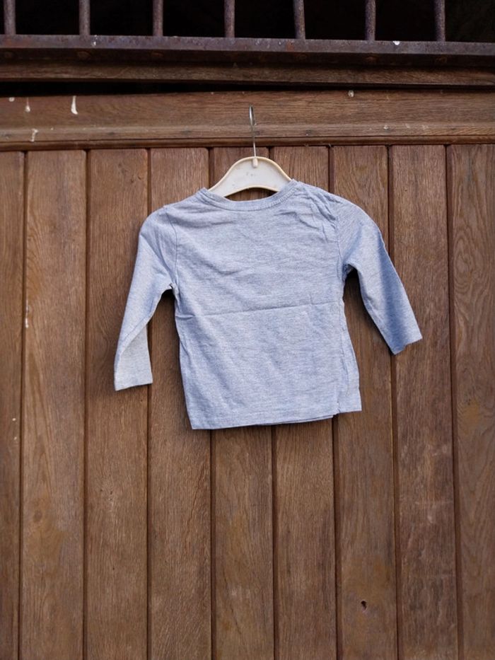 Tee-shirt manche longue 12.18 mois ( 86 cm )mini rebel - photo numéro 2