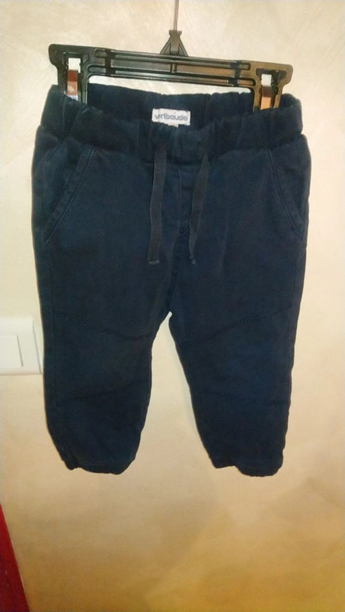 Petit pantalon chaud et souple Vertbaudet taille 18 mois - photo numéro 3