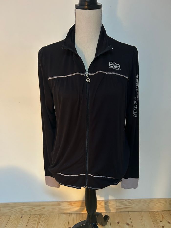 Veste de sport noir Élite - taille L