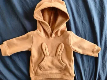 Pull chaud mixte Kiabi brun clair 62 cm