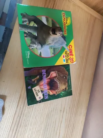 Lot de 2 livres dinosaure