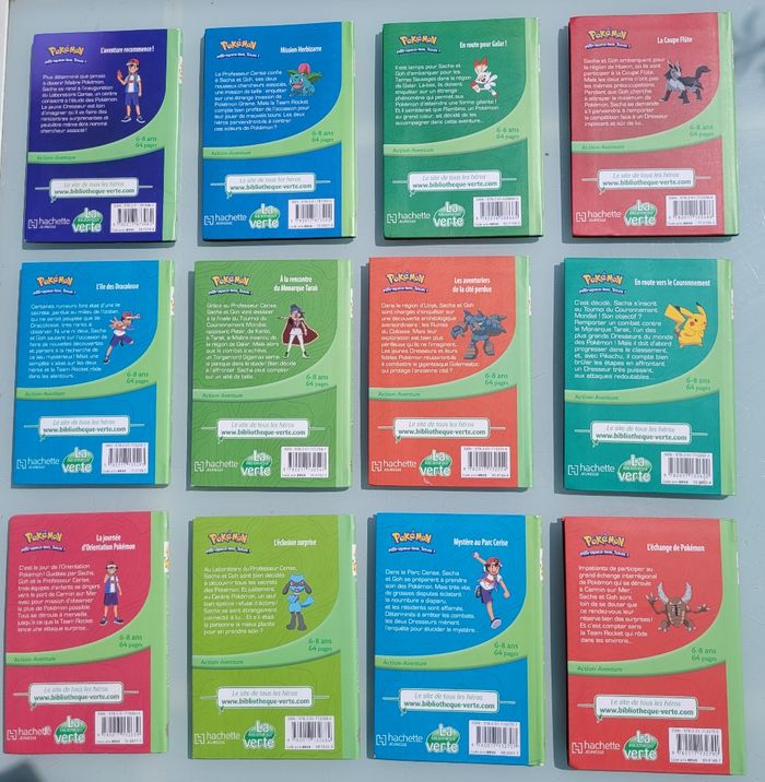La bibliothèque verte, Pokémon, Les voyages, la série : 1 à 11 +13 - photo numéro 3