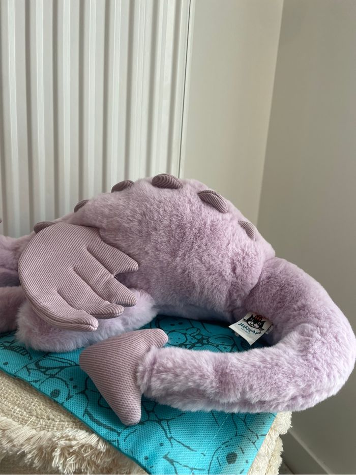 Peluche JELLYCAT LAVANDER DRAGON LARGE 💜 - photo numéro 8