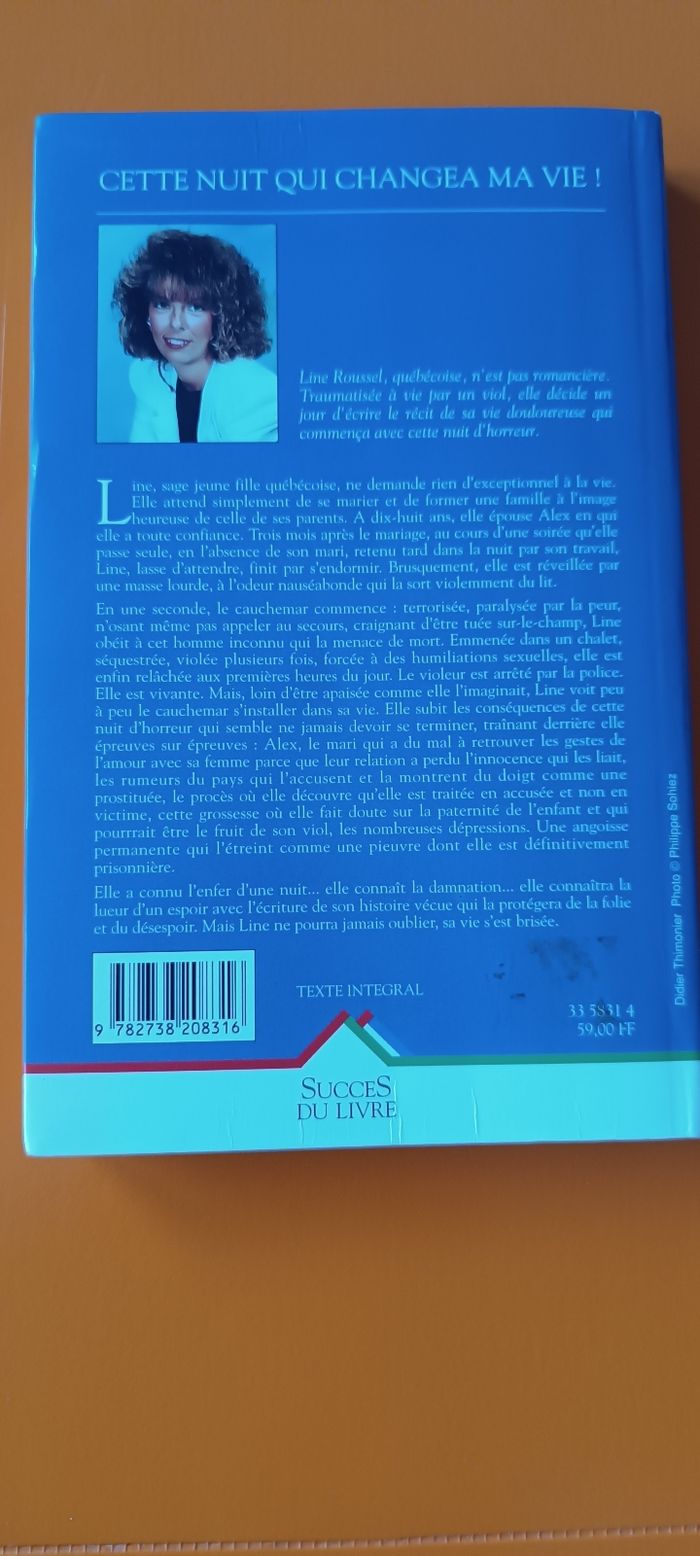 Livre "Cette nuit qui changea ma vie". - photo numéro 2