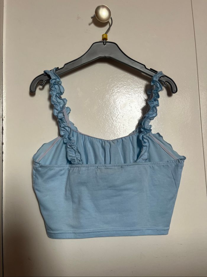 Crop top bleu Xs - photo numéro 2