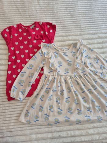 2 robes hiver fille 18 mois Grain de Blé Primark