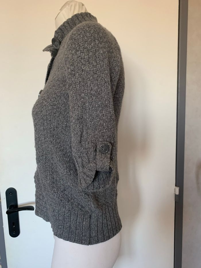 Gilet gris demi manche - photo numéro 3