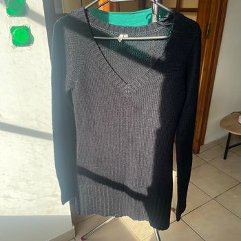 Pull long ou robe noir