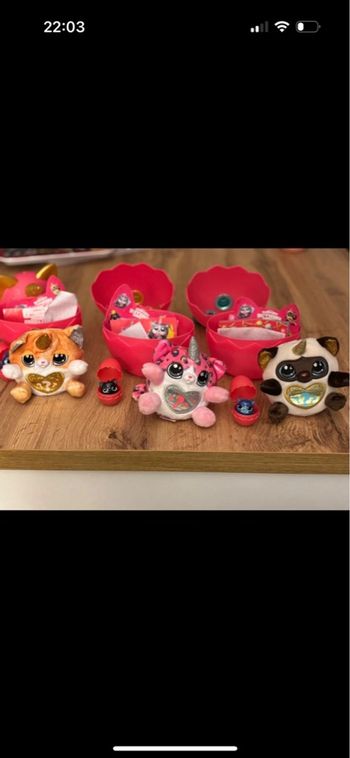 Lot de 3 œufs Rainbocorns Kittycorn surprise !