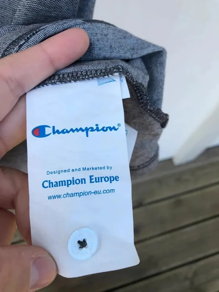 Champion grey polo Mens S - photo numéro 7
