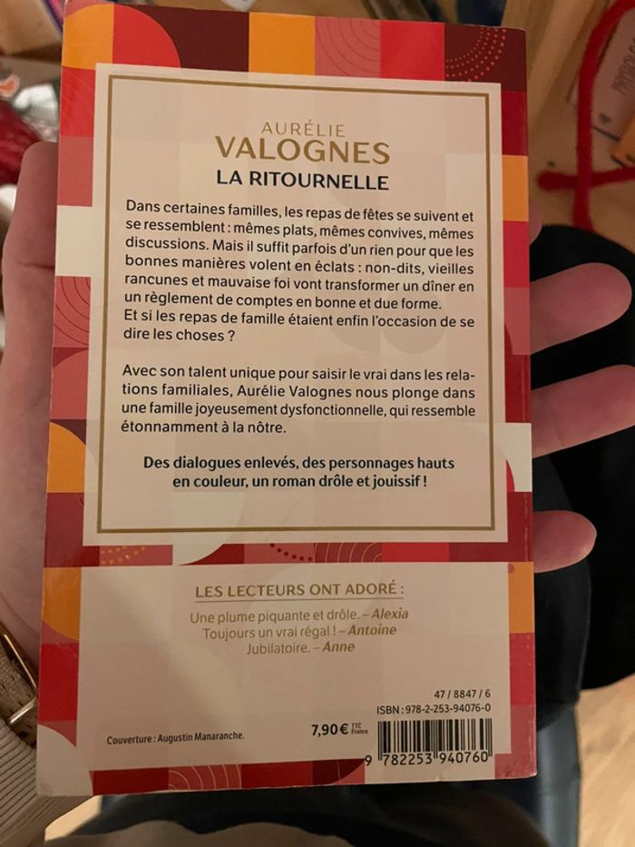 Livre la ritournelle Aurélie Valognes - photo numéro 2