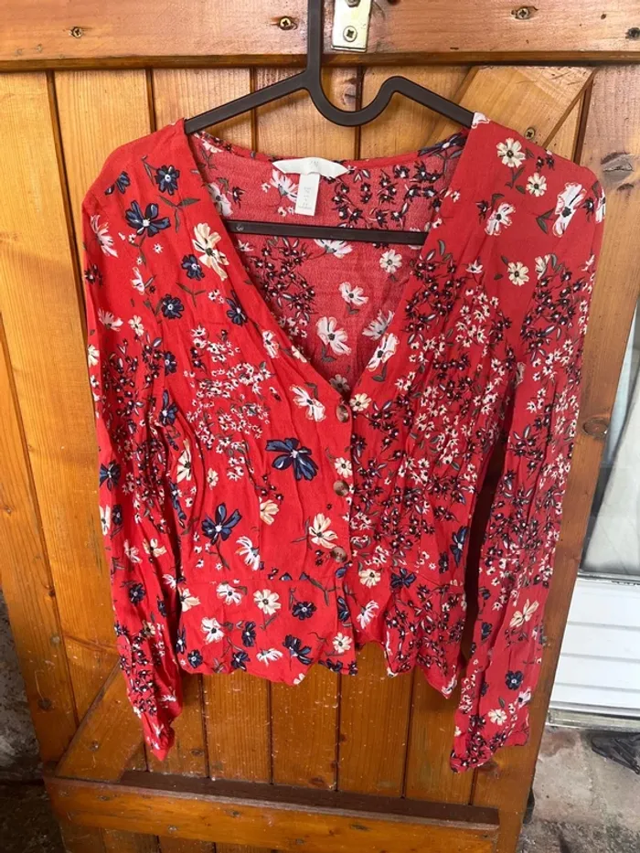 Blouse fleurs