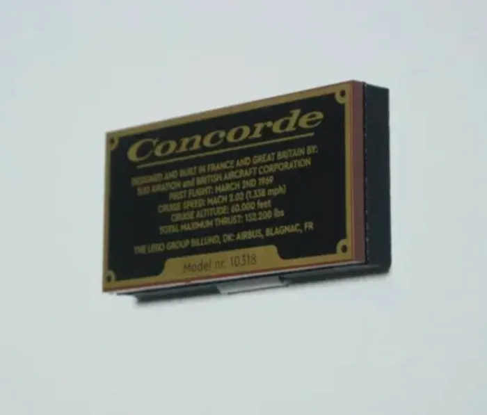 Support lego concorde - photo numéro 3