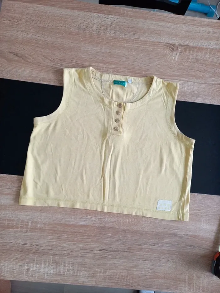 Débardeur femme jaune 38/40 - photo numéro 8