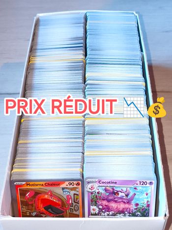 Lot de 100 cartes Pokémon VF en très bon état