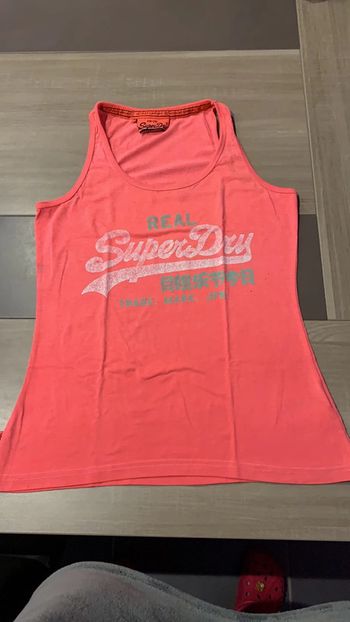 Débardeur Superdry rose taille M