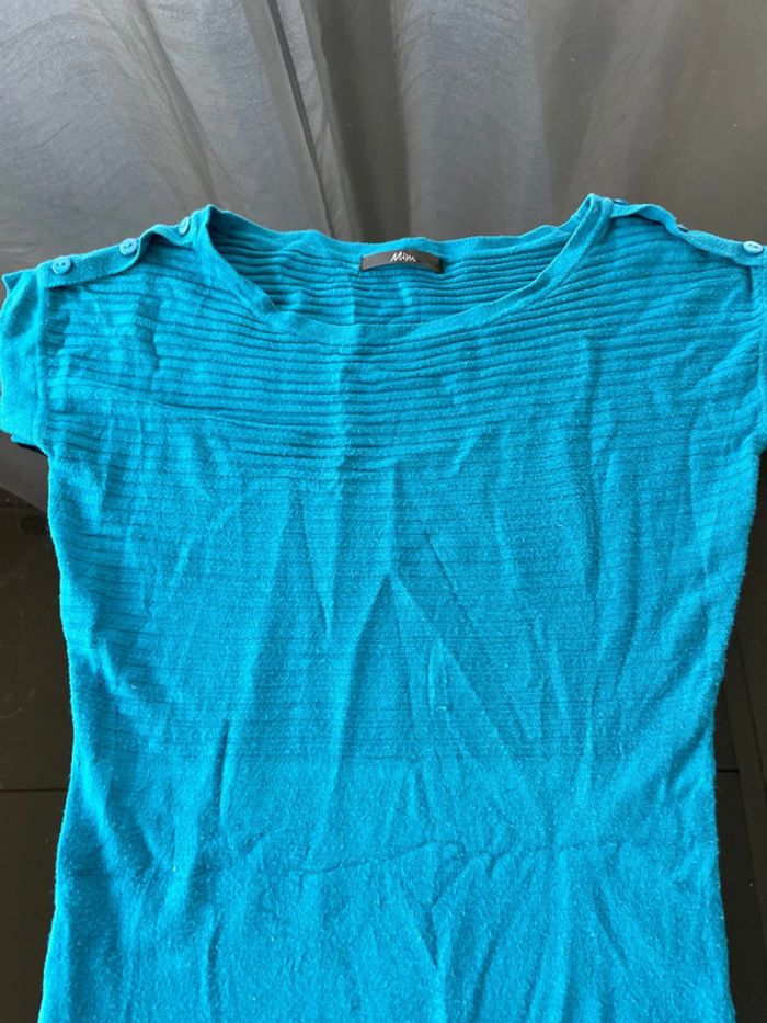 Robe bleue canard de chez mim en taille 36 - photo numéro 6