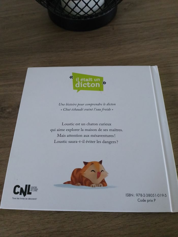 Peluche chat 🐱 et livre - photo numéro 3