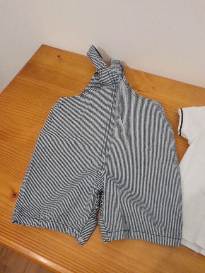 ensemble salopette et polo 23mois très bon état - photo numéro 8