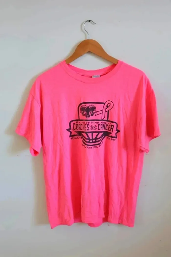 C36 t-shirt rose Gilban L