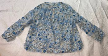 blouse Chateau de sable liberty 3 ans