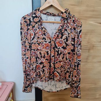 Chemise fleurie 🩵