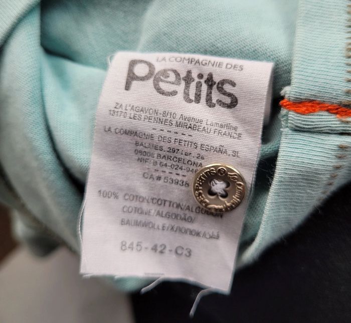 Tee-shirt 12 mois la compagnie des petits neuf - photo numéro 6