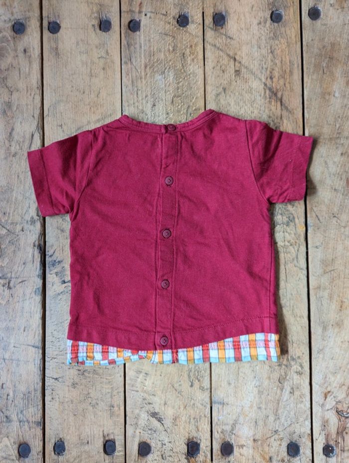 Lot de 2 tee-shirts DPAM 🦜 6 mois - photo numéro 3