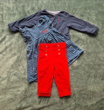 Ensemble robe, veste et pantalon