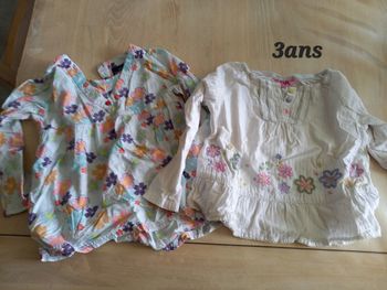 Blouse manches longues 3ans