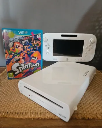 Nintendo Wii U blanche # Pack Splatoon #