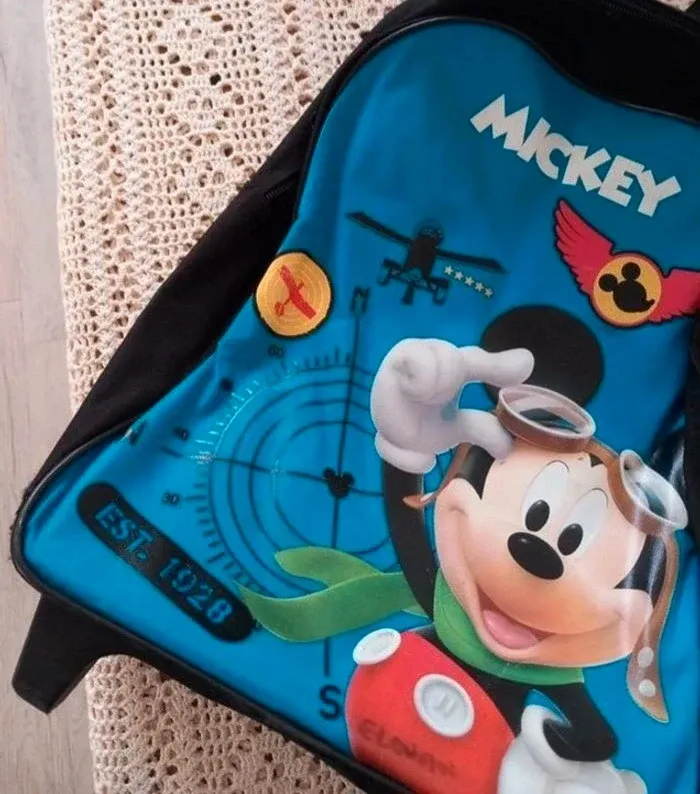 Cartable roulette Mickey - photo numéro 3