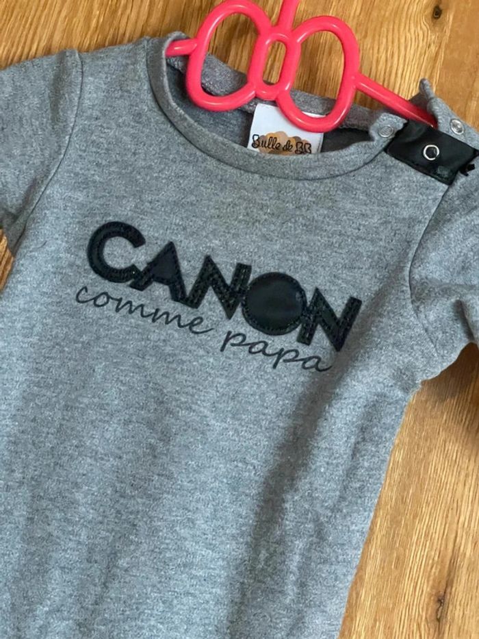 Body canon comme papa - photo numéro 2