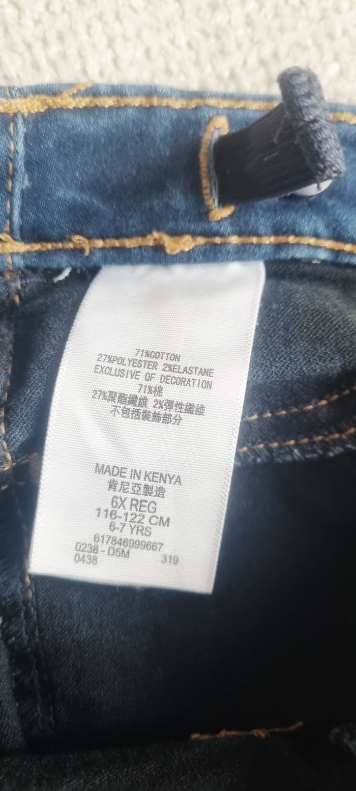 Legging fille bleu foncé Levi's taille 7 ans / 122 cm - photo numéro 5