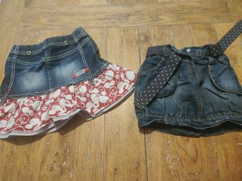 Lot de 2 jupes 24 mois