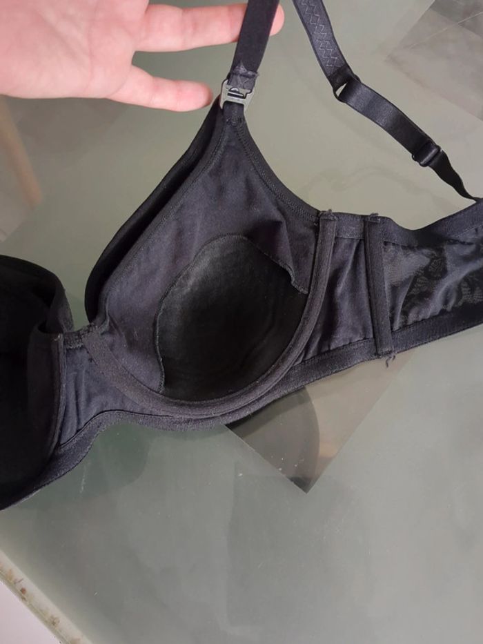 Soutien gorge d'allaitement noir avec armatures - photo numéro 4