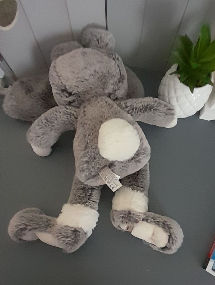 Peluche ours lapin bukowski - photo numéro 3