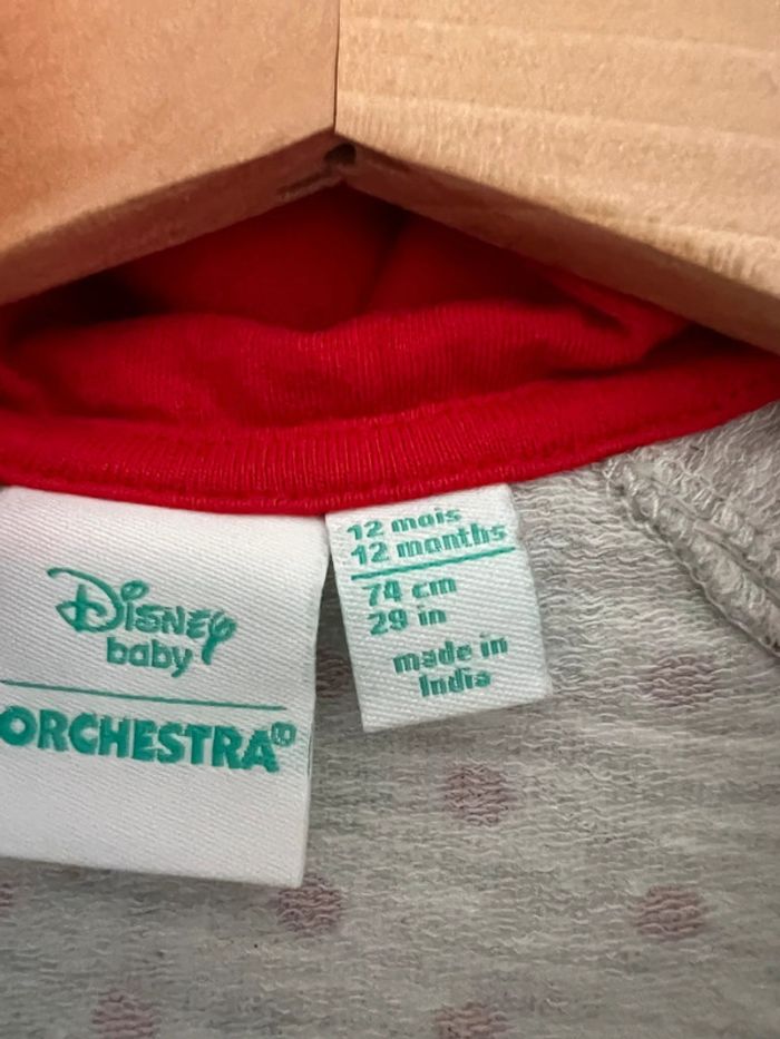 Gilet manches courtes Minnie 12 mois - photo numéro 2