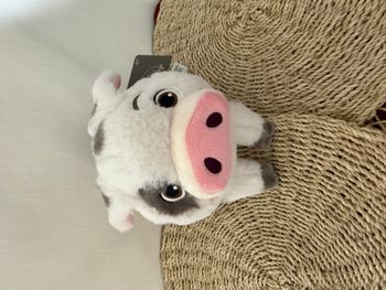 Peluche Pua cochon DISNEY PARKS Vaiana blanc gris