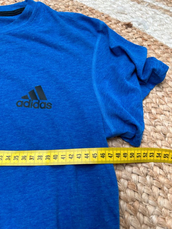 T-shirt Homme Adidas Bleu et Noir | Taille M | Très Bon État | #TM73 - photo numéro 4