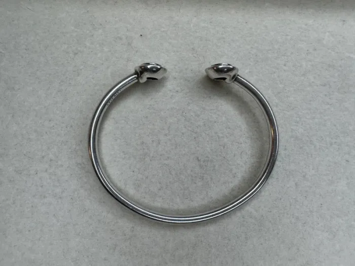 Bracelet Jonc Ouvert Pandora Authentique Signature Taille 1