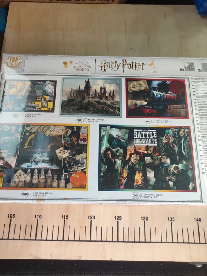 Lot 5 Puzzle Harry Potter 1000 pièces 500 et 160 pièces - photo numéro 2
