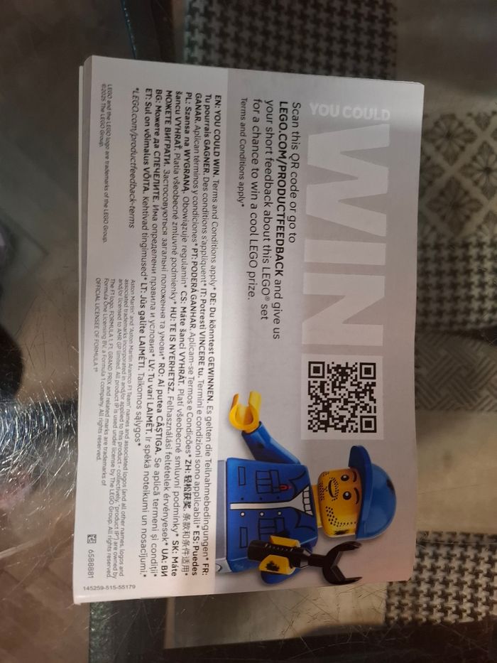 77245 Notice Lego Speed Champions Aston Martin Aramco F1 AMR24 - photo numéro 2