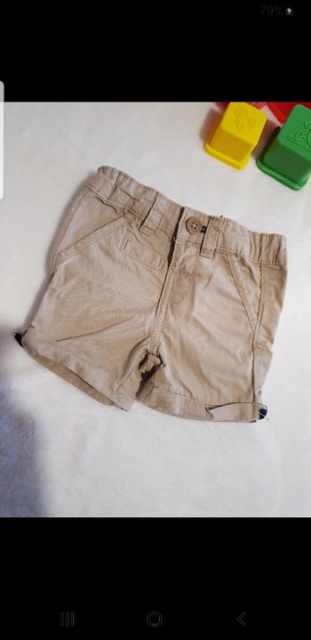 Short bébé taille 3 mois