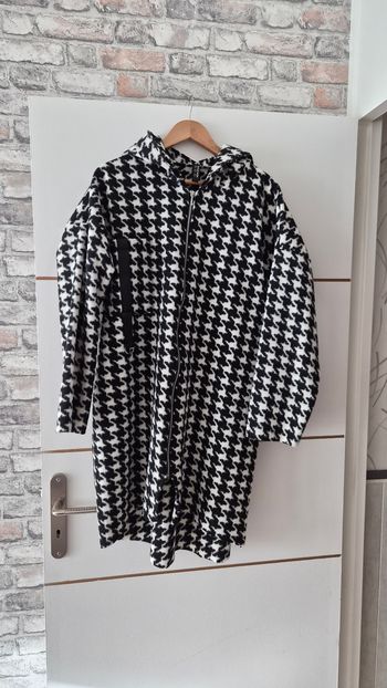 Manteau pied poule