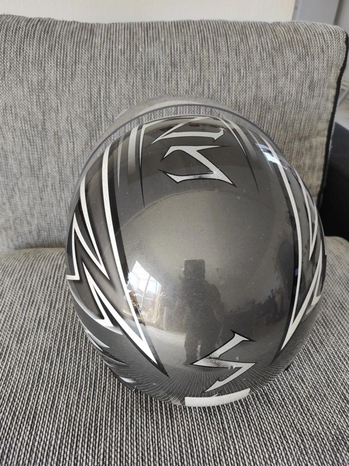 Casque de moto intégral HJC avec housse de protection taille L - photo numéro 2